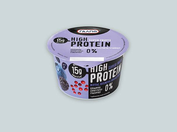 High Protein Yogurt Dessert Super Fruits